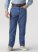 Wrangler Rugged Wear Relaxed Stretch Flex Denim Jean - Stonewashed in Stonewashed