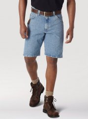 Wrangler RIGGS Workwear Carpenter Short in Vintage Indigo