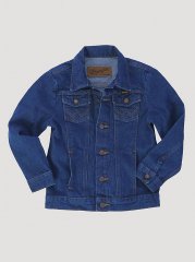 Boy’s Wrangler Cowboy Cut Unlined Denim Jacket in Prewashed