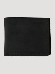 Men's Wrangler Cut Edge Bi-fold Wallet in Brown