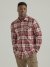 ATG By Wrangler Men's Campsite Plaid Shirt in Mahogany