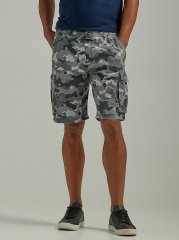 Men's Free To Stretch Drawstring Cargo Short in Monument Camo