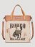 Women's Real Wild West Tote Bag in Brown