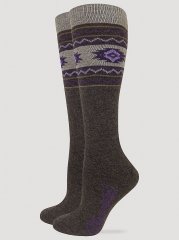 Women's Merino Wool Socks in Brown