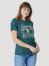 Women's Wrangler Flower Steerhead Regular Graphic Tee in Junebug Heather