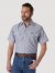 Cowboy Cut Work Short Sleeve Western Snap Solid Chambray Shirt in Chambray