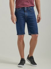 Men's Wrangler Five Star Premium 5-pocket Relaxed Denim Short in Midnight