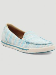 Women's Low Top Slip On Sneaker In Blue Multi