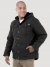 Wrangler Workwear Sherpa Lined Shirt Jacket in Black