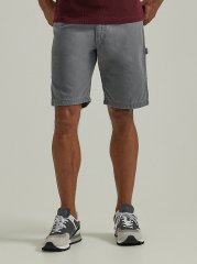 Men's Wrangler Authentics Loose Fit Carpenter Short in Rock Grey