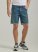 Men's Roll Cuff Denim Short in Medium Tint