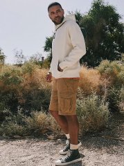 Men's Free To Stretch Drawstring Cargo Short in Acorn