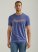 Men's Wrangler Looped Logo T-Shirt in Denim Heather