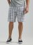 Men's Five Star Premium Cargo Short in White Plaid