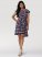 Women's Wrangler Retro Americana Tiered Dress in Blue Plaid