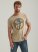 Men's Wrangler Logo Ring Graphic T-Shirt in Trenchcoat Heather