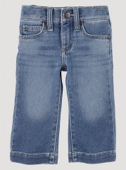 Baby Girl Wide Leg Trouser Jean in Nora