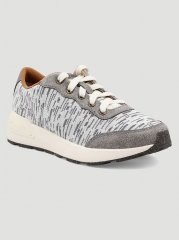 Women's Retro Low Top Mesh Sneaker In Grey Multi