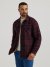 Men's Wrangler Heavyweight Plaid Sherpa Lined Shirt Jacket in Midnight