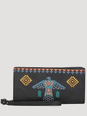 Women's Southwestern Wristlet in Black