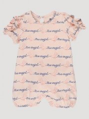 Baby Girl's Ruffle True Cowgirl Romper in Pink