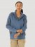 Women's Wrangler RIGGS Workwear Full Zip Work Hoodie in Blue Sea