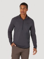 ATG by Wrangler Men's Half Zip Pullover in Black