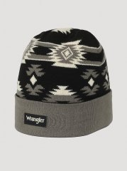 Southwest Print Beanie in Black