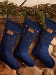 Wrangler Denim Christmas Stocking in Prewashed