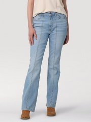 Women's Seamed Bootcut Jean in Lightwash