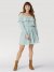 Women's Wrangler Ruffle Off Shoulder Dress in Light Teal