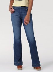 Women's Wrangler Retro Pull On High Rise Trouser Jean in Stacie