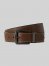 Men's Reversible Leather Belt in Dark Brown