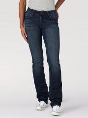 Women's Essential Mid-Rise Straight Leg Jean in Tiffany