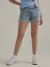 Women's Destructed Denim Roll Short in Wildflower