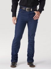 Wrangler Cowboy Cut Bootcut Jean Rigid - Slim Fit Jean in Navy