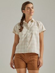 ATG By Wrangler Women's Breeze Shirt in Pina Colada