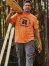 Wrangler RIGGS Workwear Relaxed Front Graphic T-Shirt in Harvest Pumpkin