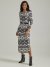 Women's Wrangler Retro Southwest Maxi Dress in Grey/White