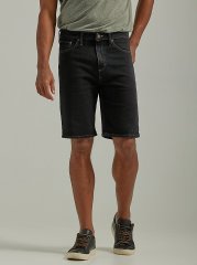 Men's Wrangler Five Star Premium 5-pocket Relaxed Denim Short in Washed Black