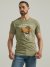 Men's Spirit of the West T-Shirt in Deep Linchen Green