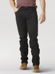 Men's Wrangler Retro Slim Fit Straight Leg Pant in Black