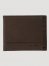 Men's Embossed Passcase Bifold Wallet in Brown