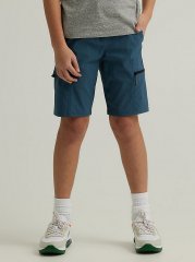 Boy's Tech Short (Husky) in Orion Blue